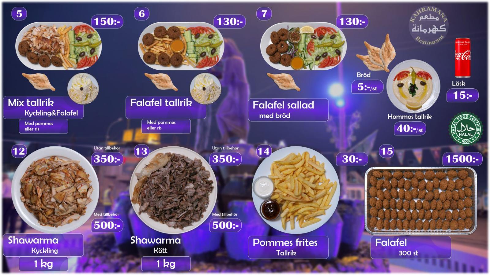 Meny sida 3 - Mix tallrikar och tillbehör